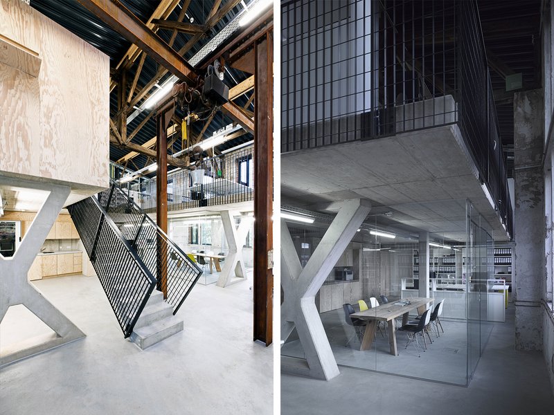 Liebel/Architekten: Umnutzung eines Lokschuppens in Gewerbe- und Büroeinheiten - best architects 16